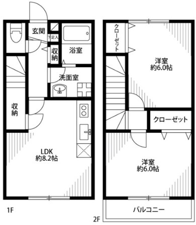 アムール 金谷の物件間取画像